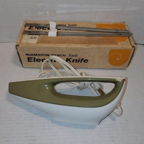 Vintage Hamilton Beach Electric Knife Avocado Model 275a Meat Bread - Picture 4 of 16